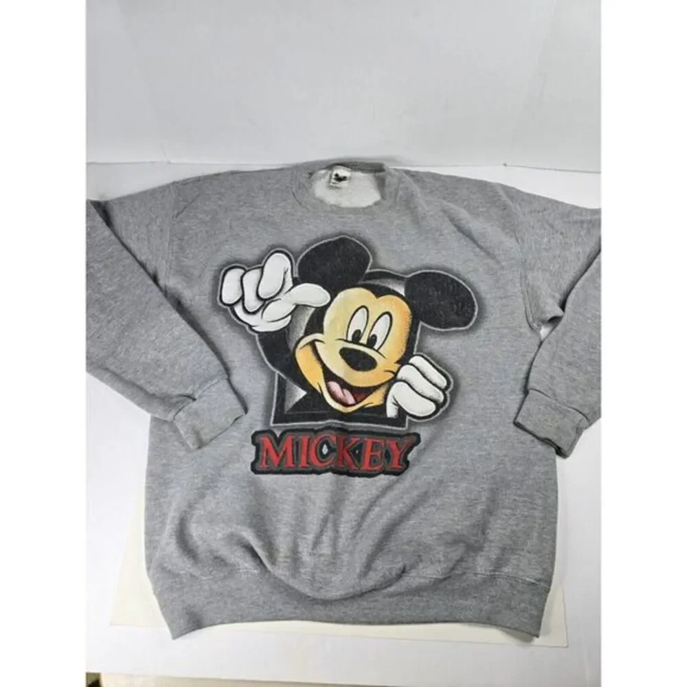 Vintage‎ 80's 90's The Disney Catalog Fashions Mickey Mouse Sweater XL Men USA
